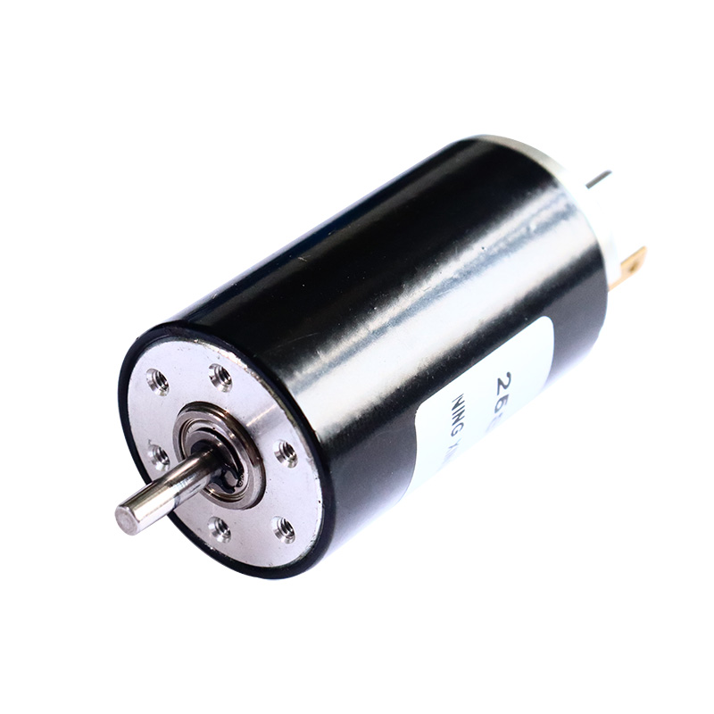 DC motor s uhlíkovými kartáči 25 mm